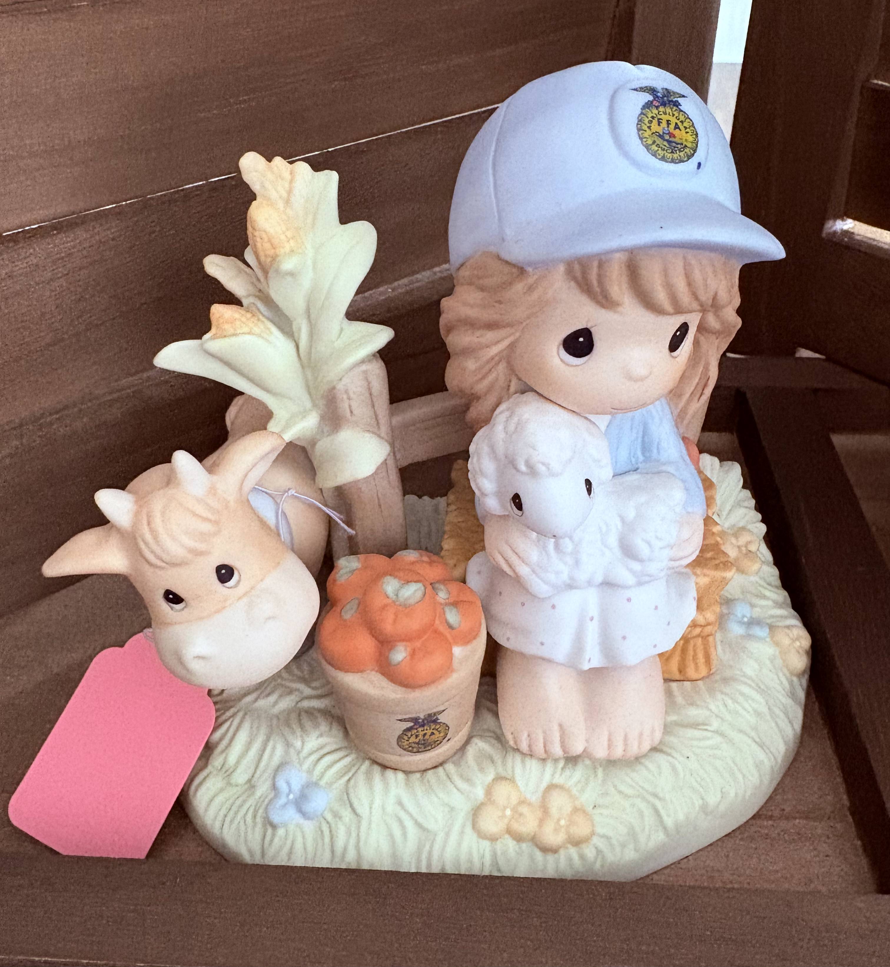 FFA Precious Moments- Girl Flower Bouquet