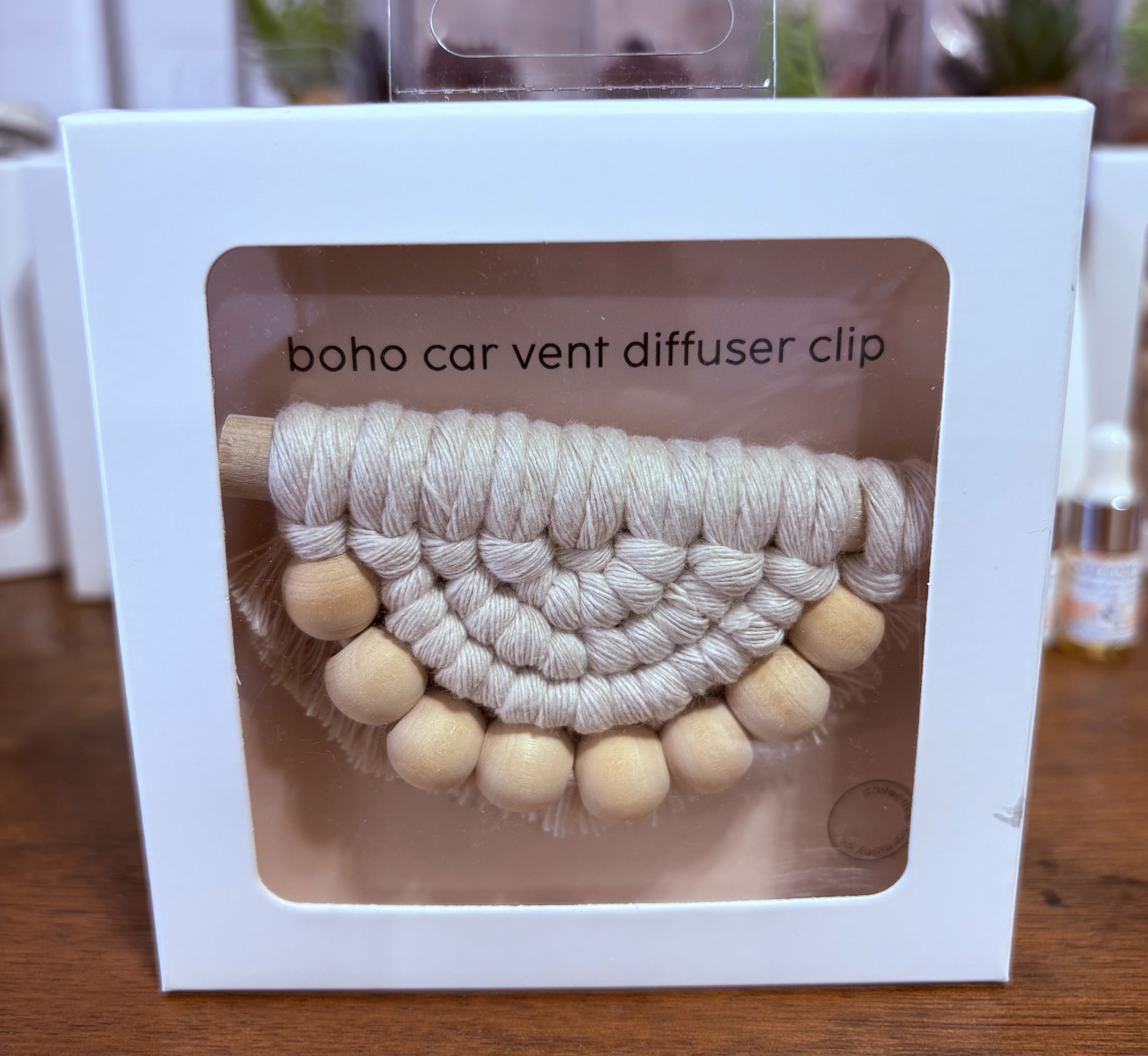 Boho Car Vent Diffuser Clip 3 Flower Bouquet