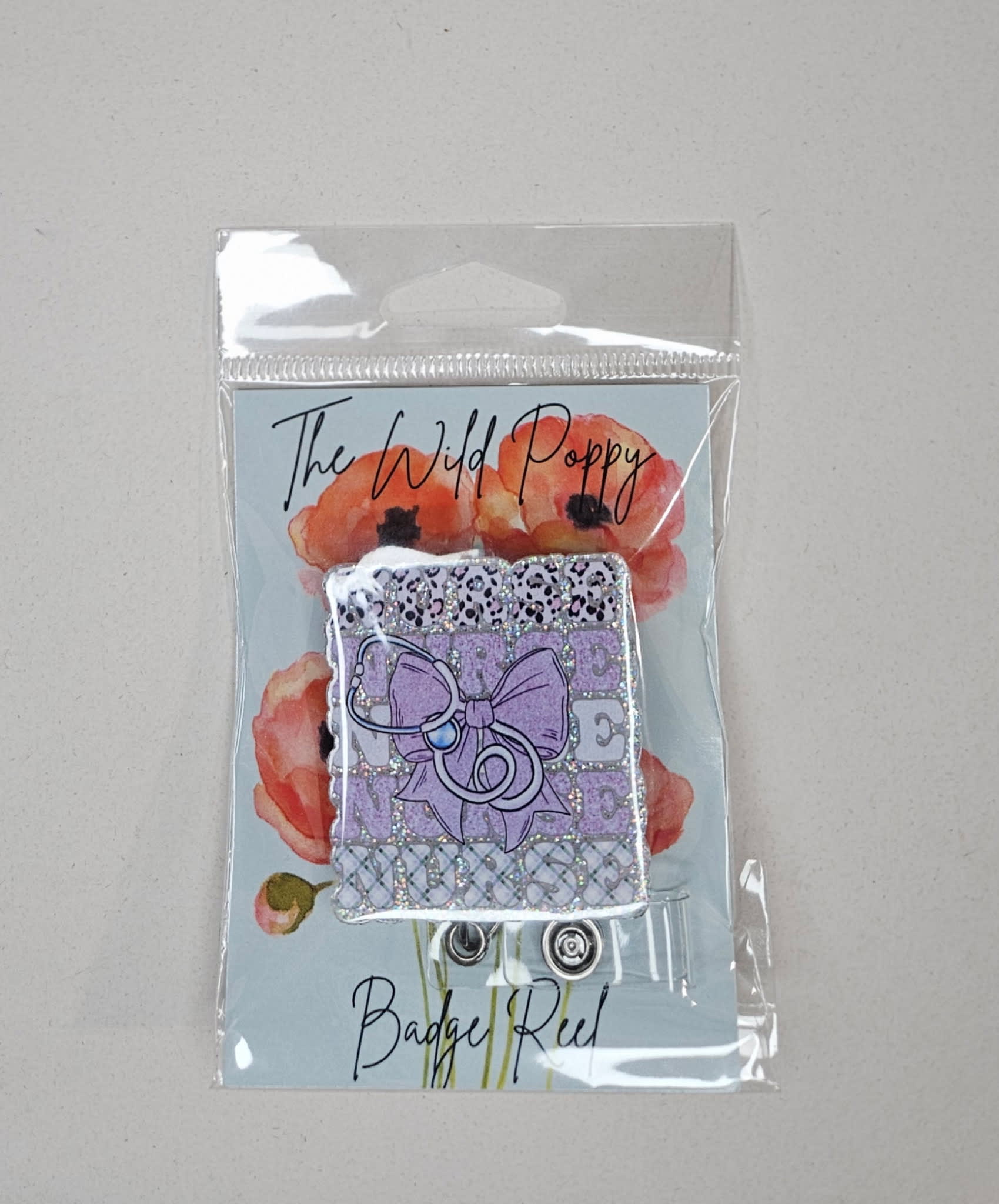 Nurse Badge Clip Flower Bouquet