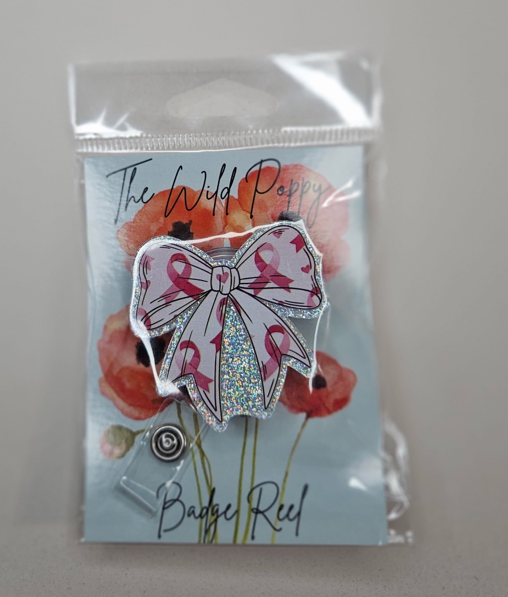 Bow Badge Clip Flower Bouquet