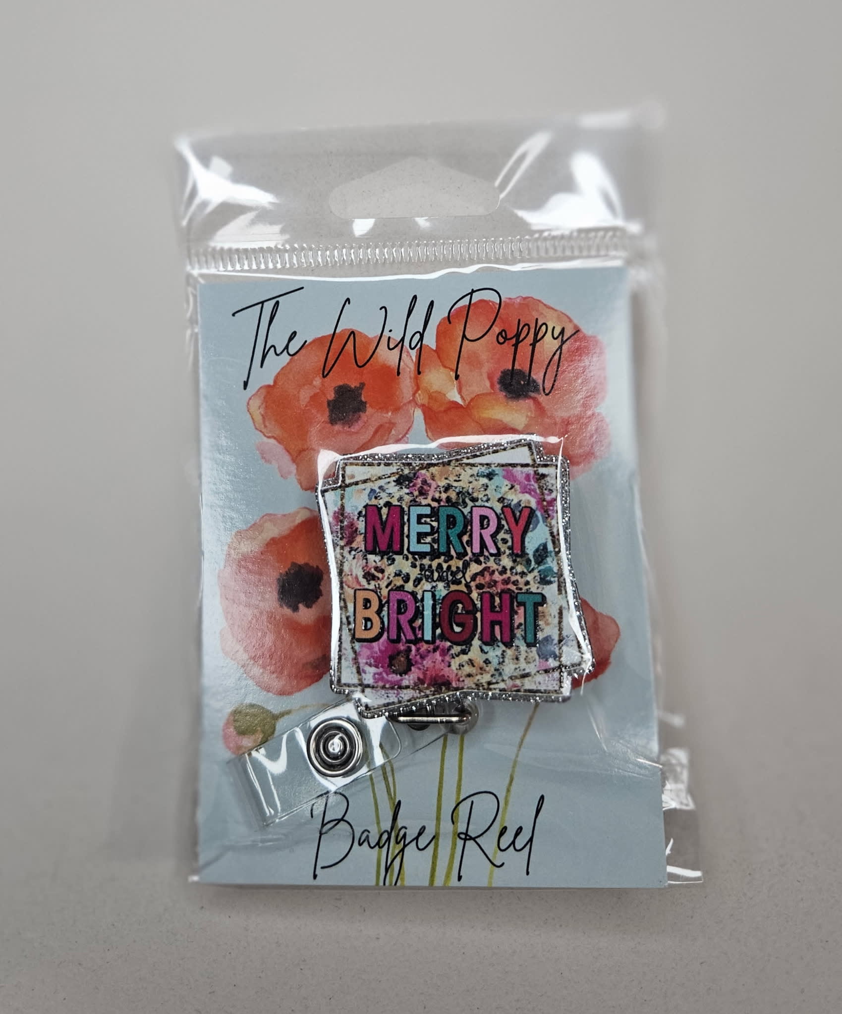 Merry Badge Clip Flower Bouquet