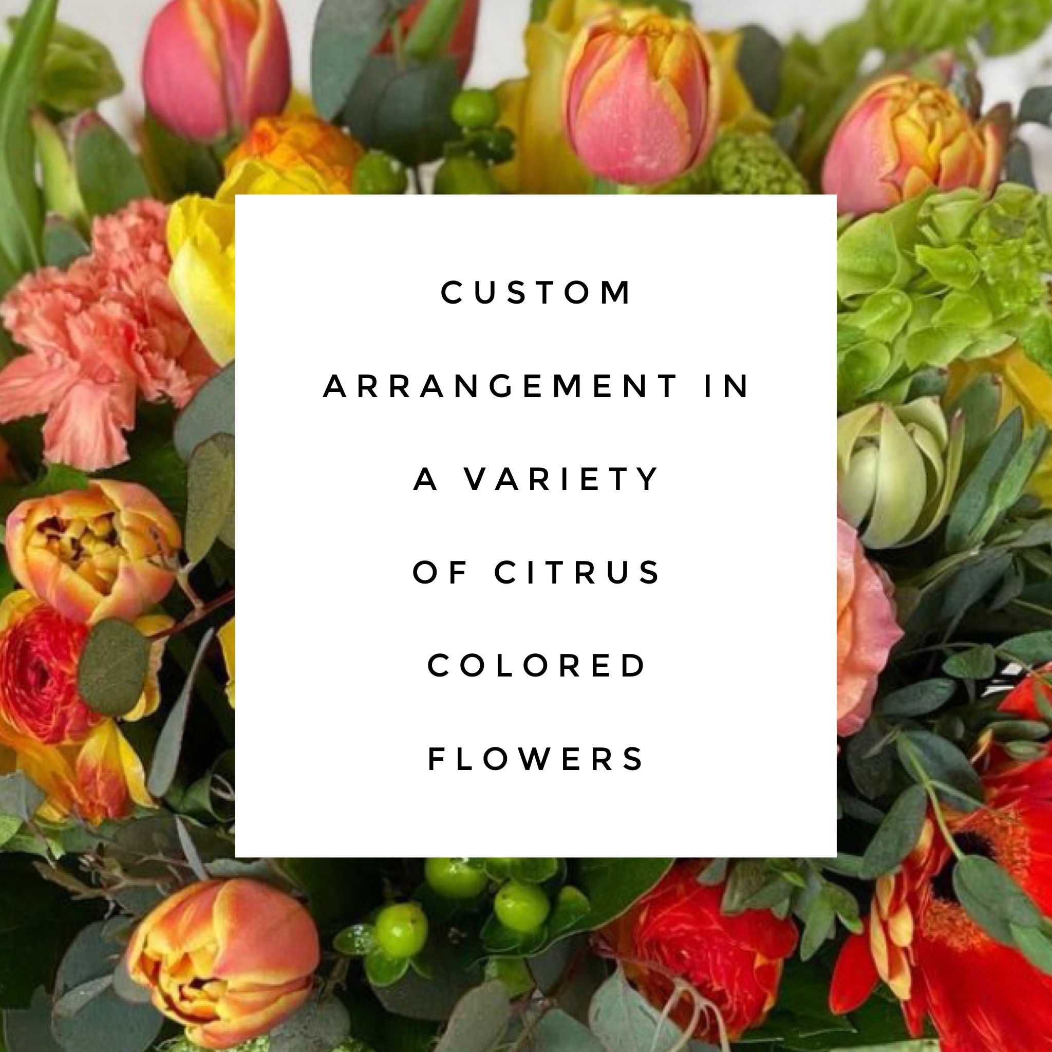 Citrus Pallet Bouquet