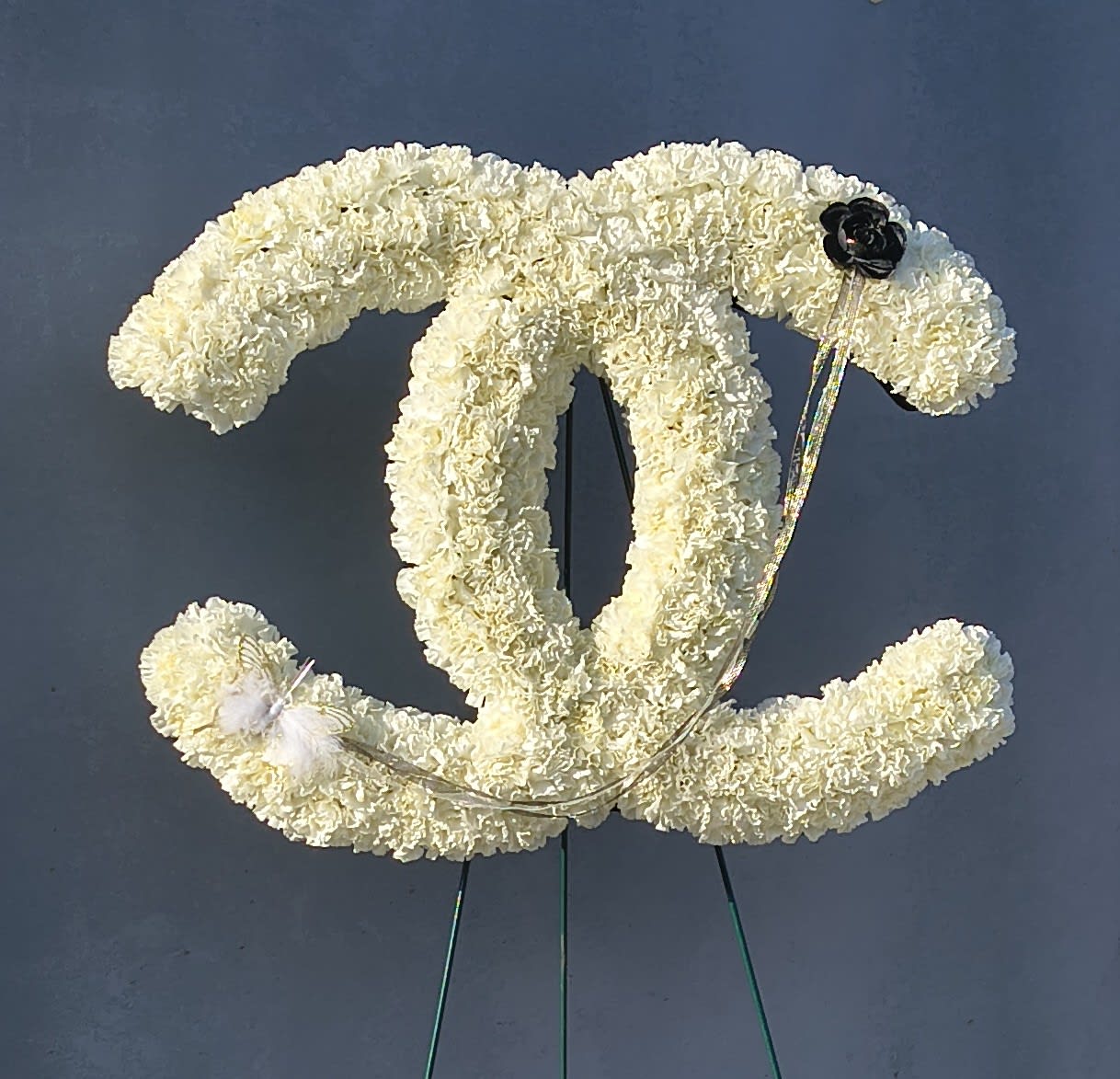 Custom Chanel Logo Flower Bouquet