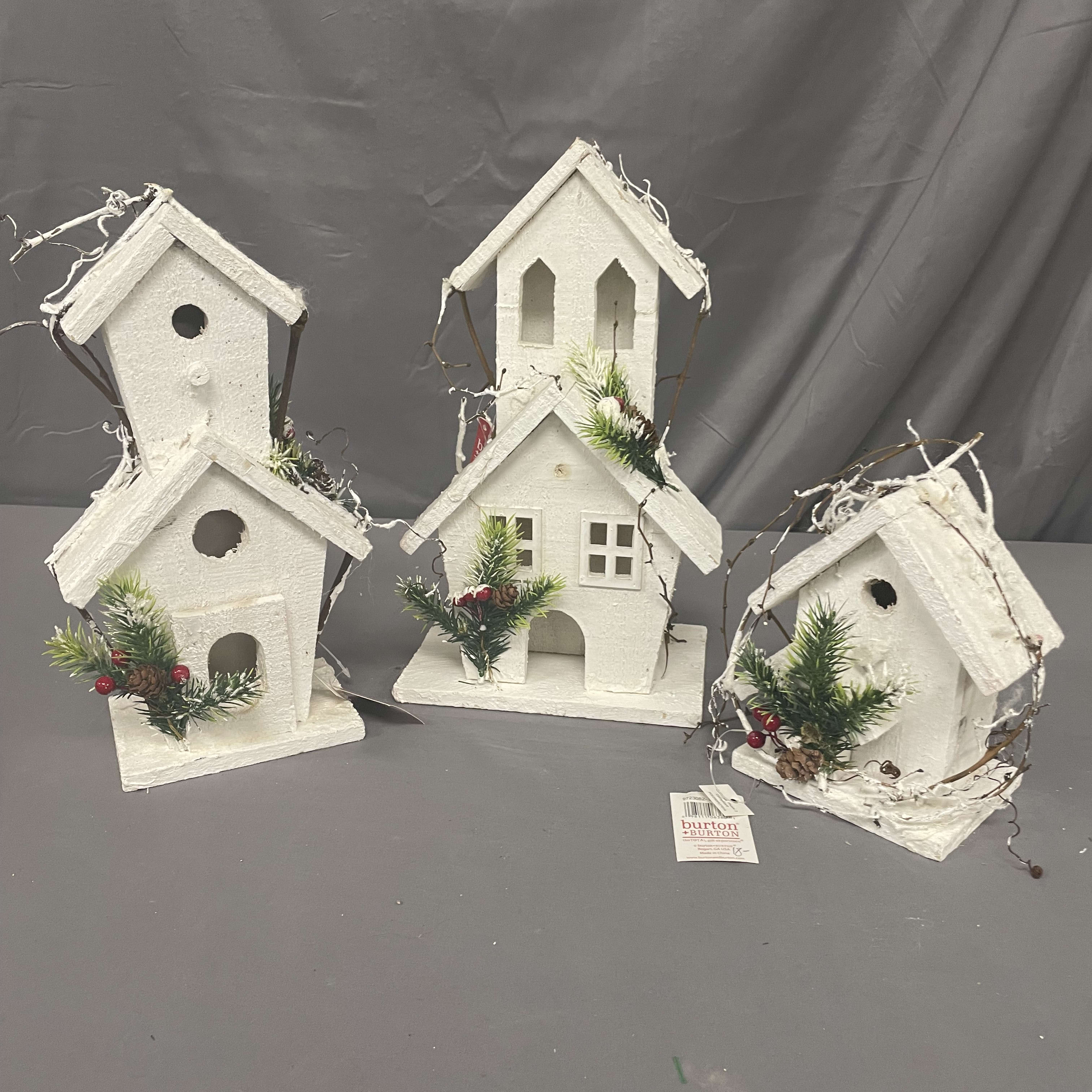 White Christmas Houses