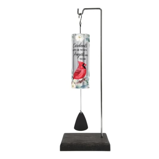 Mini Cylinder Wind Chime with stand Flower Bouquet