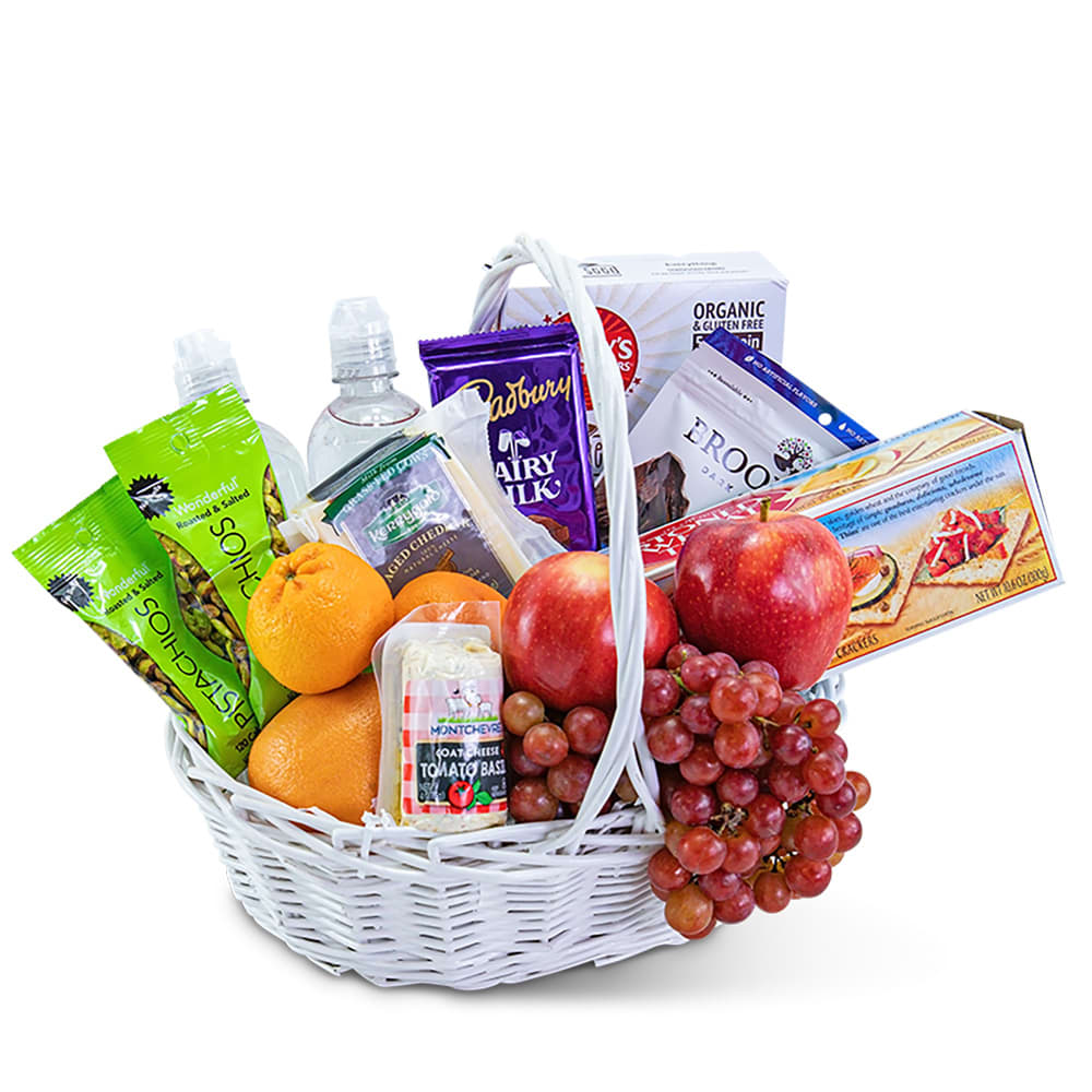 Picnic Basket for Two Flower Bouquet
