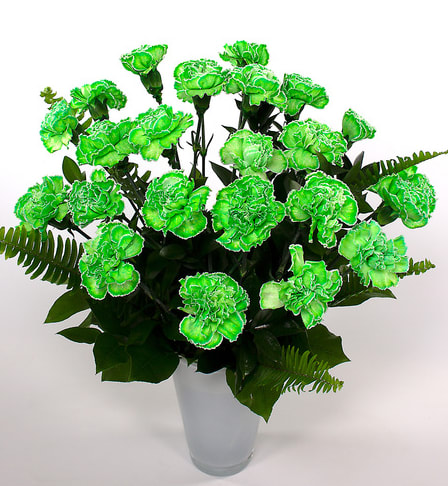 A Big Pot of Green Flower Bouquet