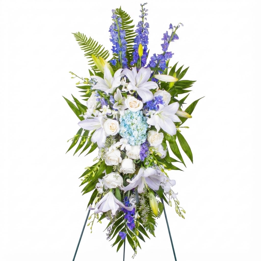 Serene and Graceful Funeral Spray