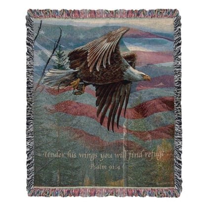 May Freedom Forever Fly Throw