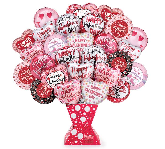 9" Valentines Mini Balloon on a Stick