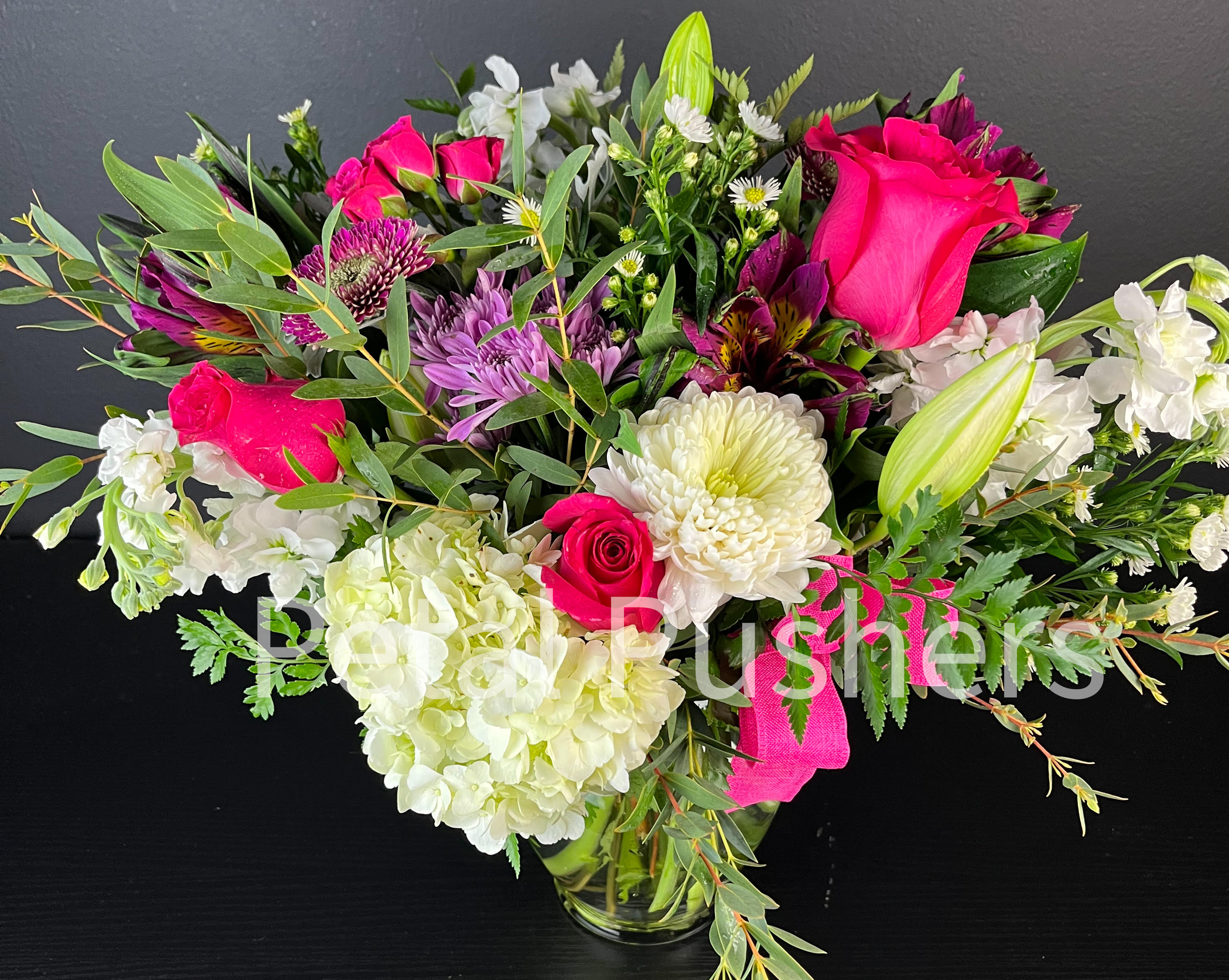 Pops of Pink Flower Bouquet