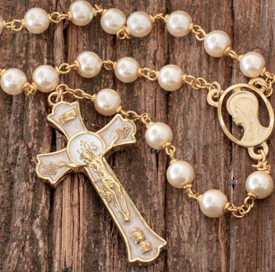 Rosary Flower Bouquet