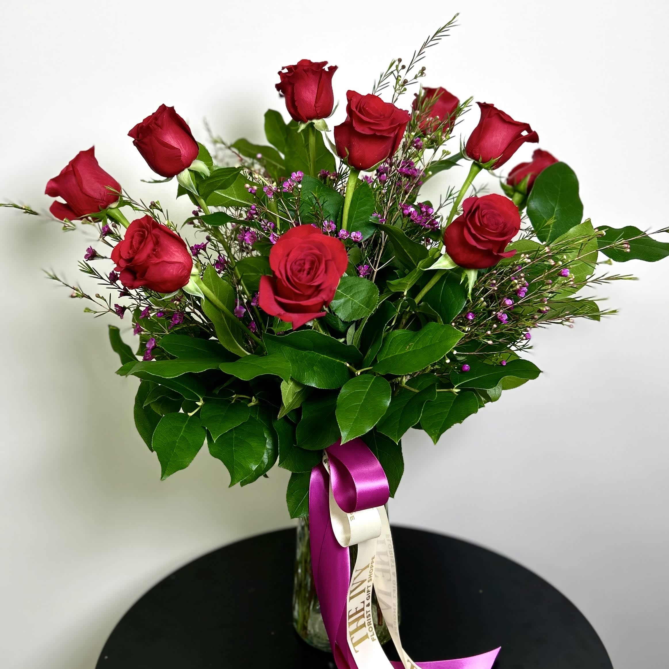 Dozen Red Roses Flower Bouquet