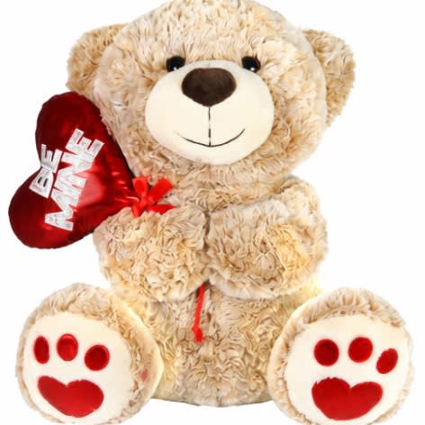 Jumbo 2.5 Feet Cream Be Mine Teddy Bear