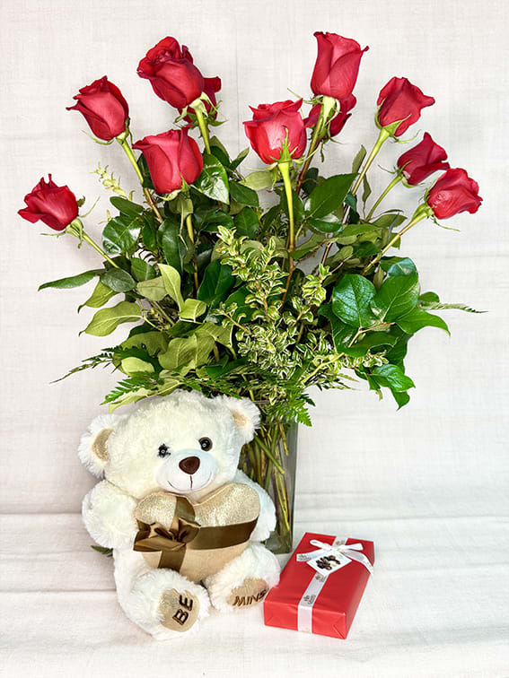 Valentines Pack, Bear & Box of Candy