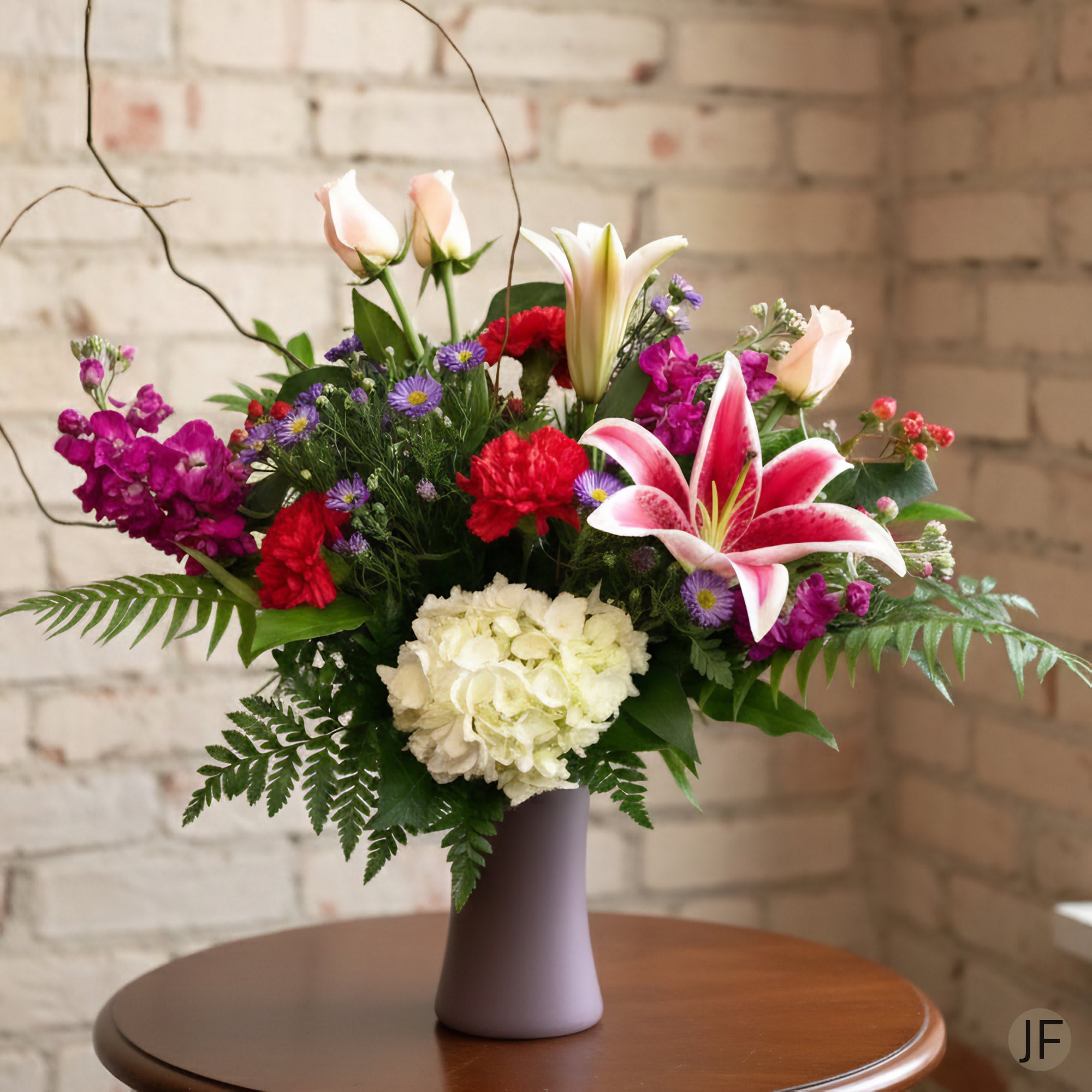 Valentine Garden Flower Bouquet