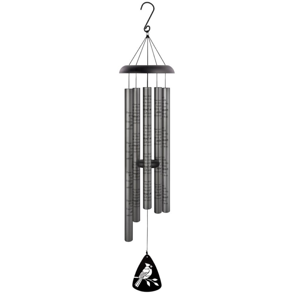 Always Near" 44" Charcoal Sonnet Chime