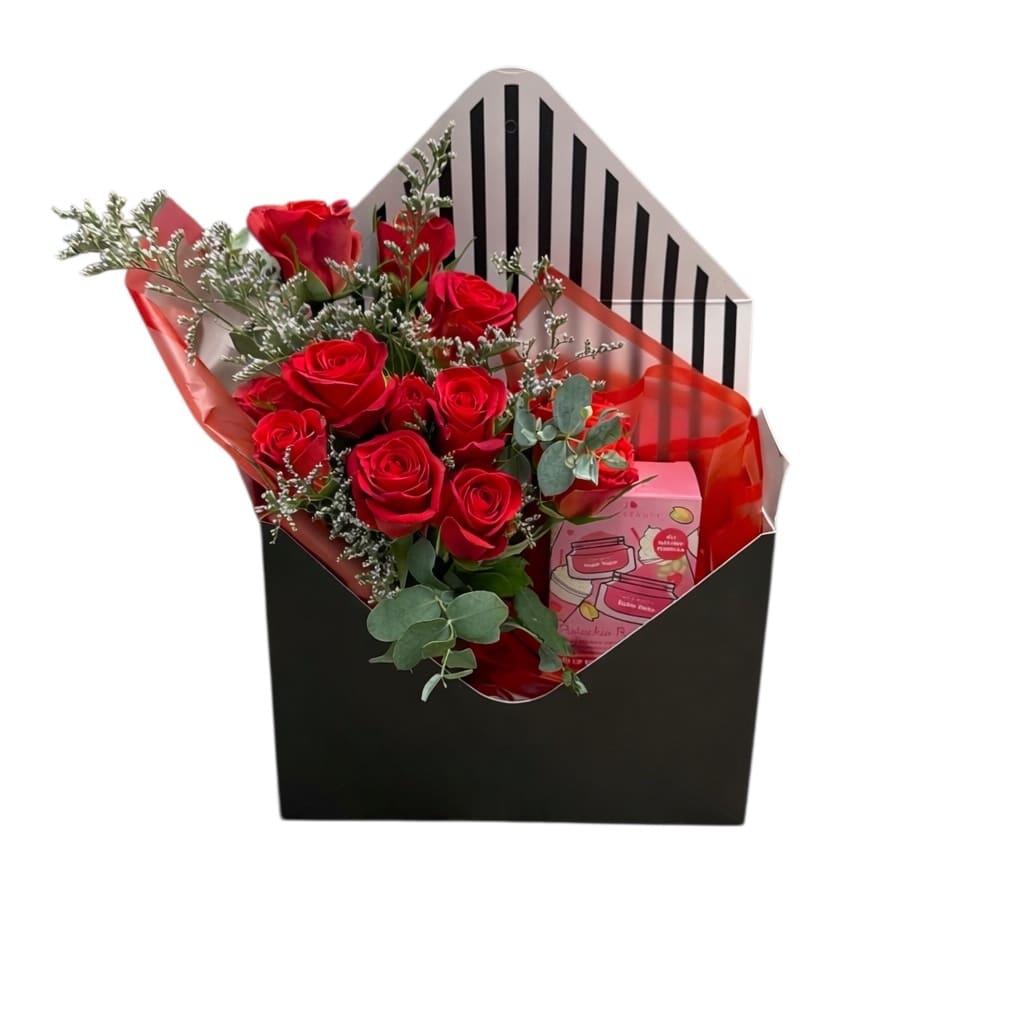 Sealed With A Kiss Flower Bouquet