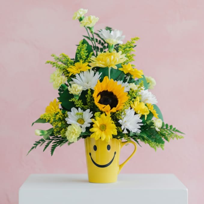Cup O'Joy Flower Bouquet