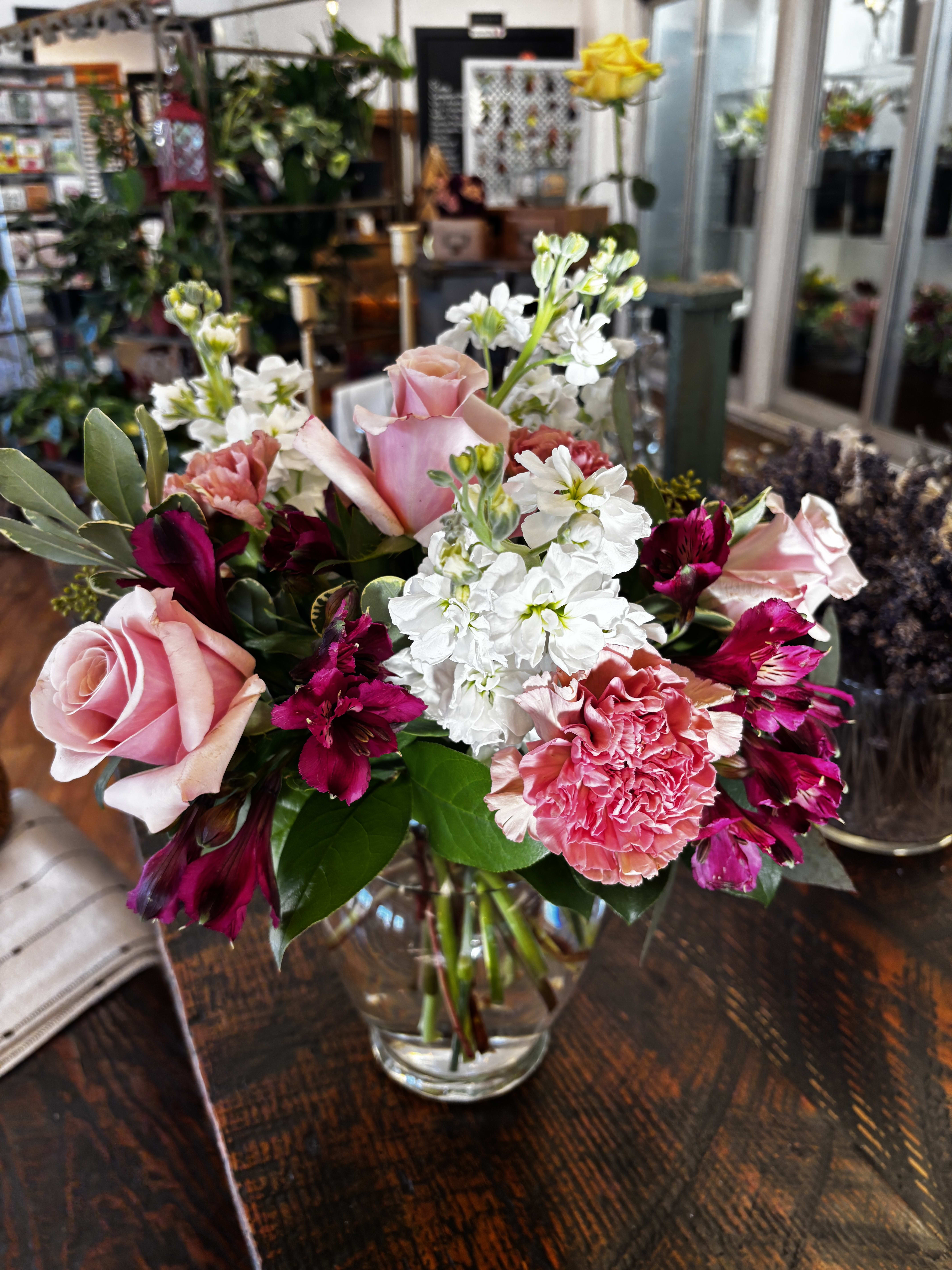 Lush and Pink Flower Bouquet