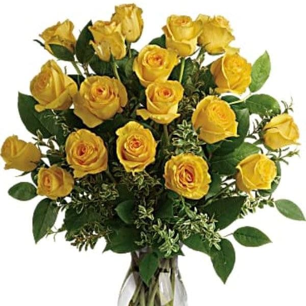 Yellow Roses Flower Bouquet