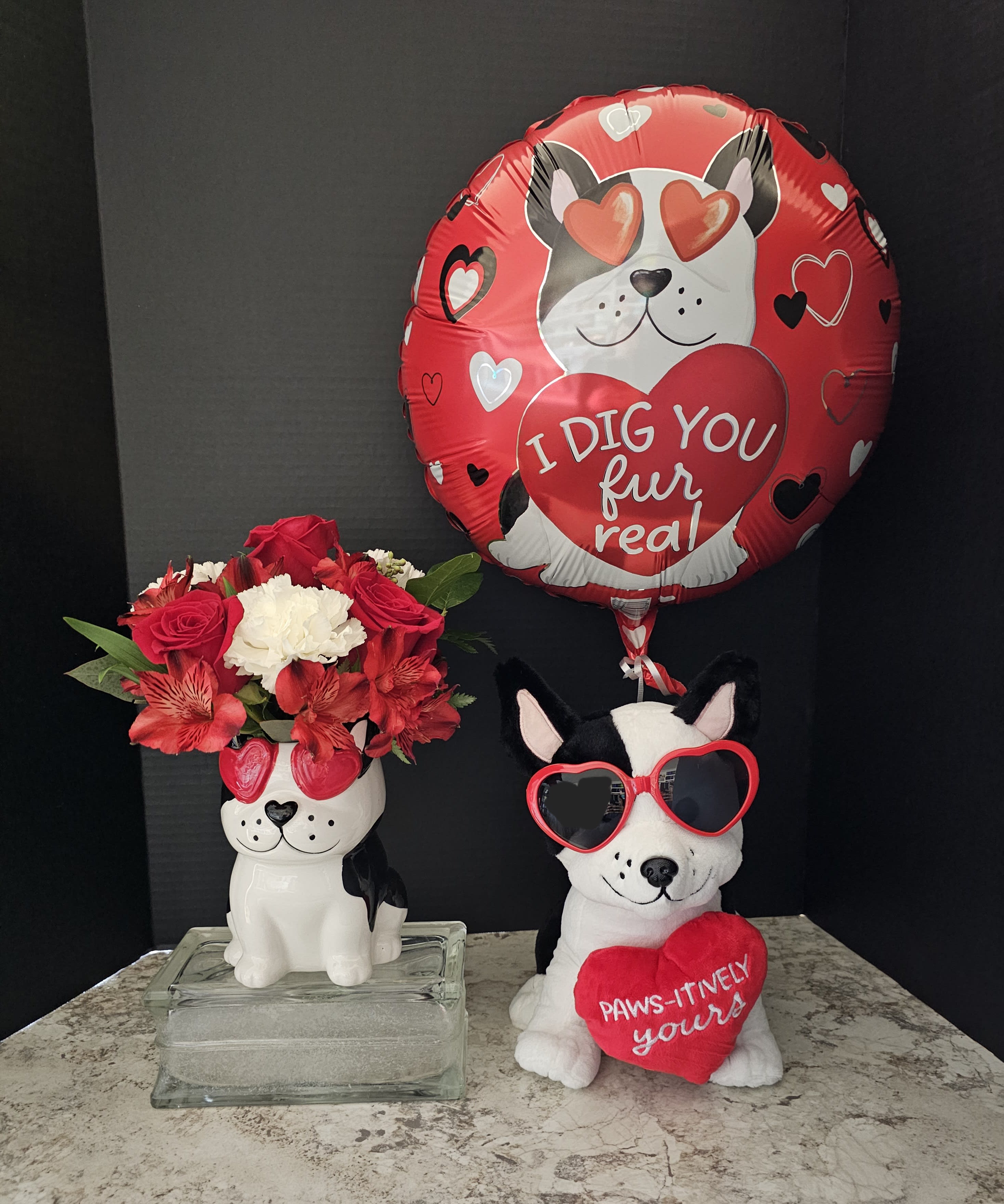 Puppy Love Combo Flower Bouquet