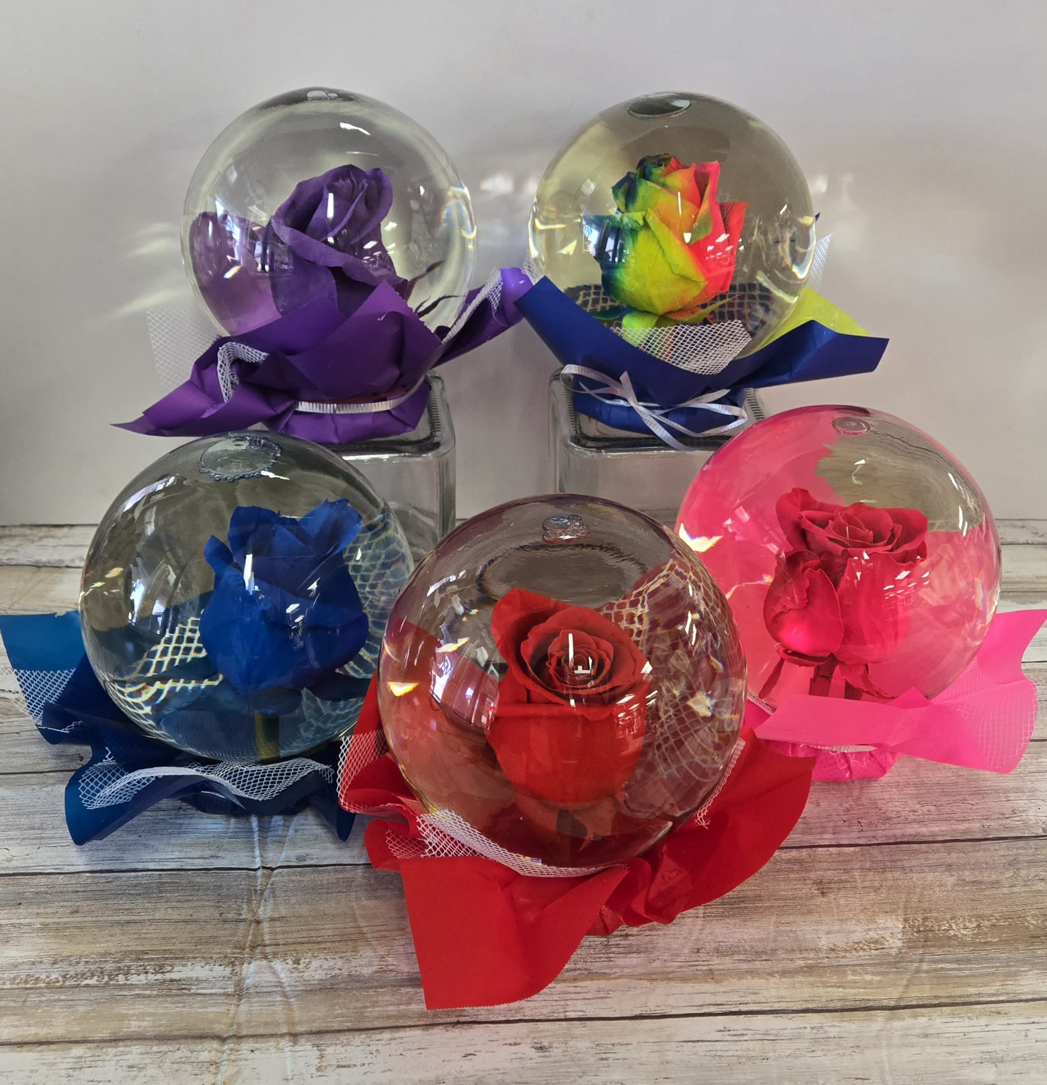 Rose Globe Flower Bouquet