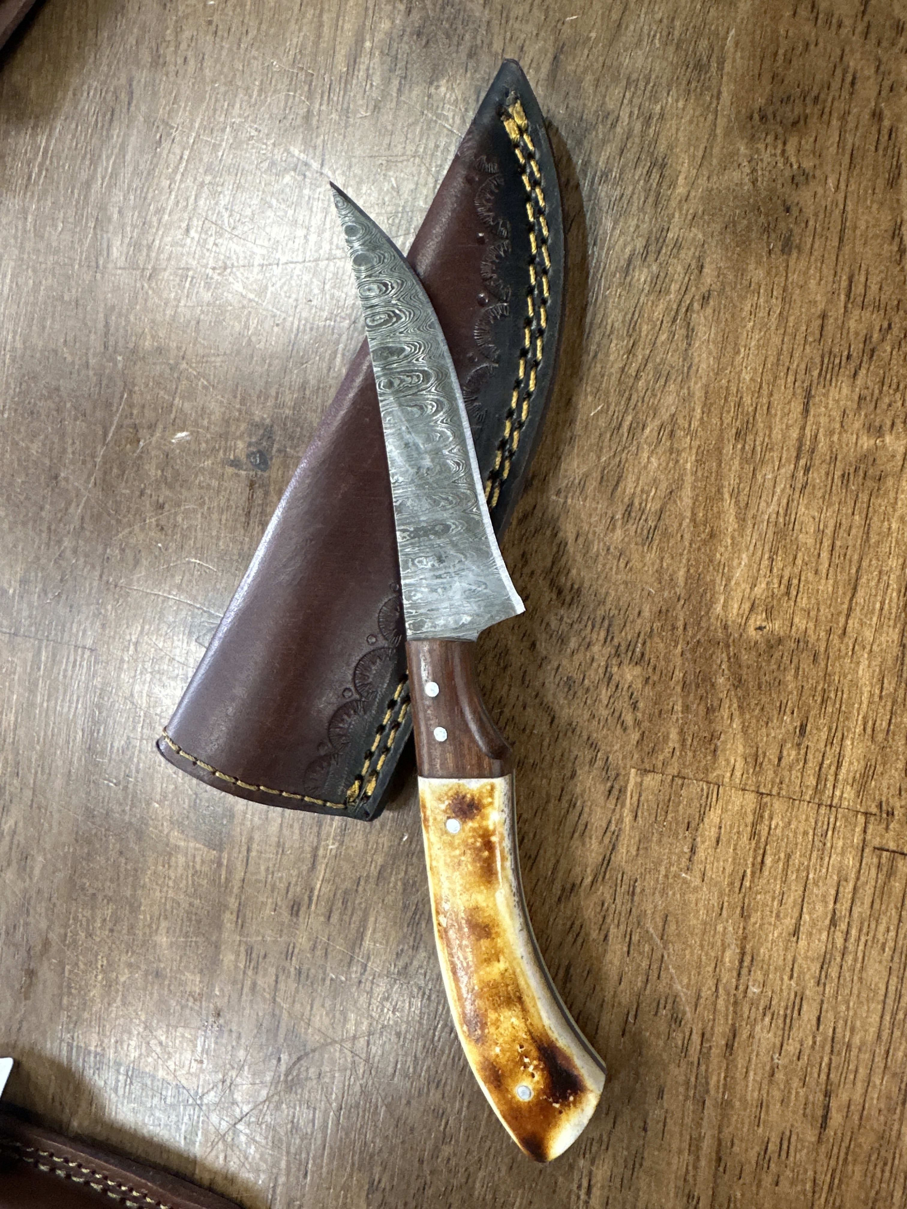 Damascus Compact Fillet Knife