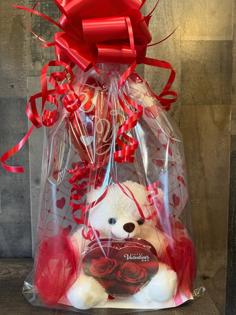 Valentine's Day Gift Bag Flower Bouquet