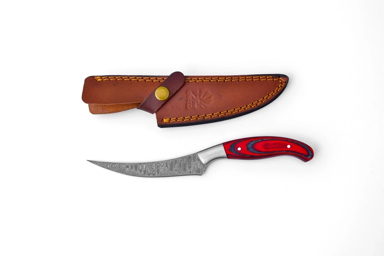 Damascus Compact Fillet Knife