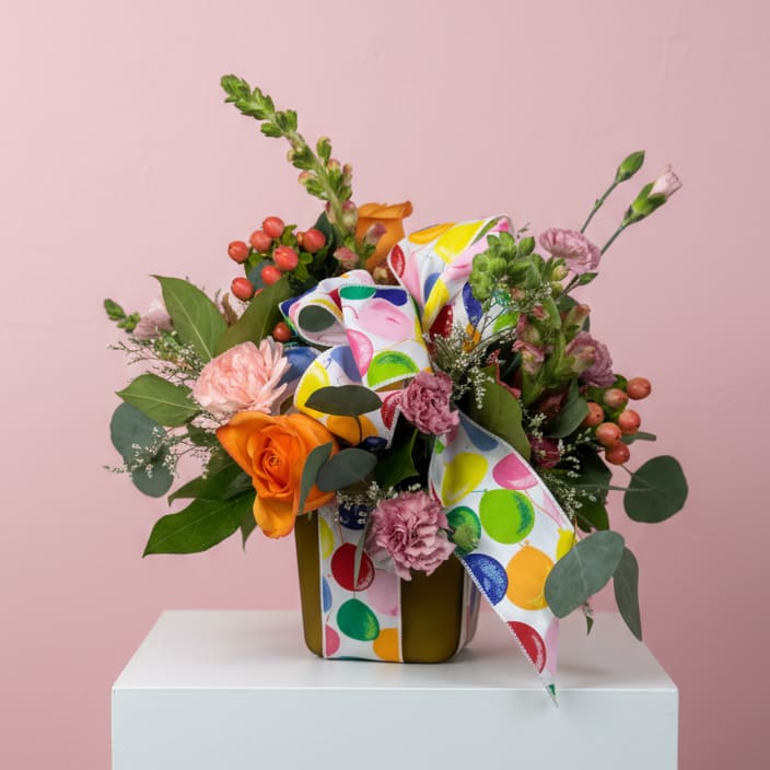 Birthday Surprise Flower Bouquet