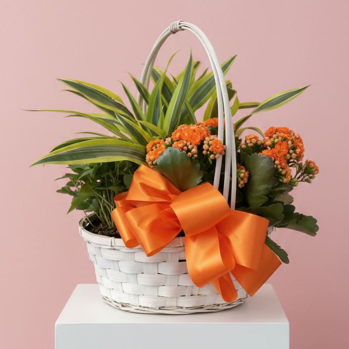 Bountiful Basket Flower Bouquet
