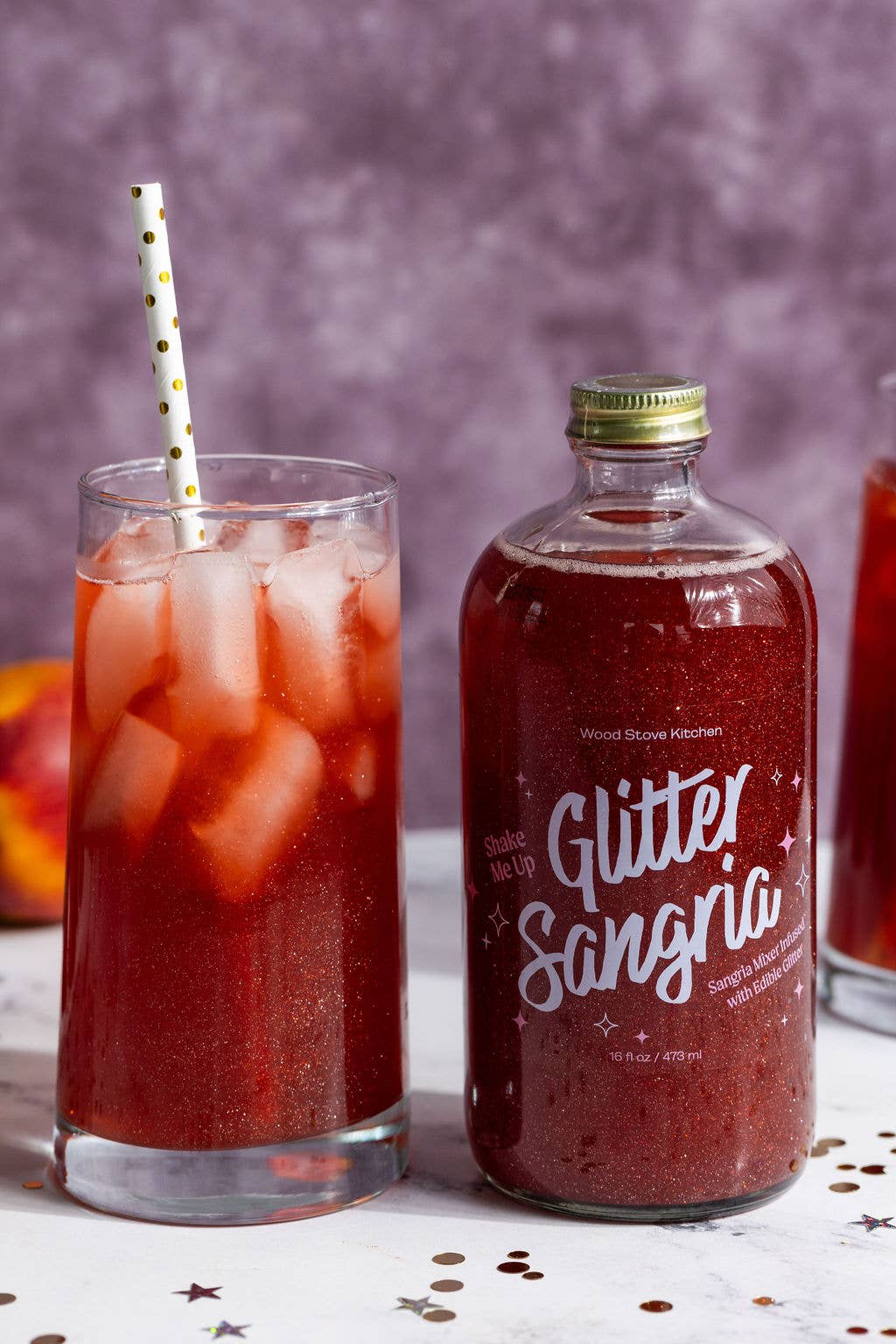 Glitter Sangria Cocktail Mix/Syrup, 16 fl oz Flower Bouquet