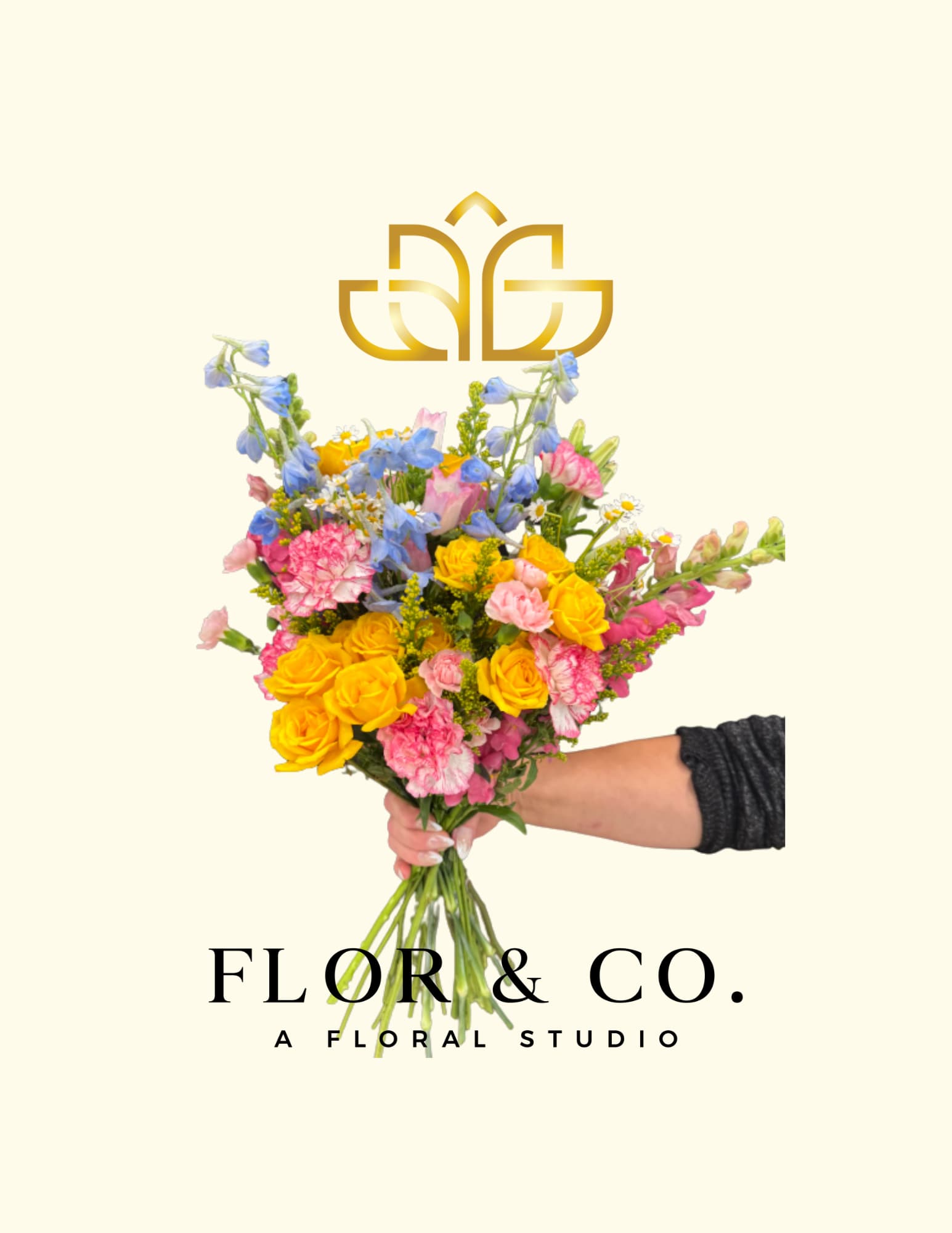 The Flor & Co. Club (Handtied) Flower Bouquet