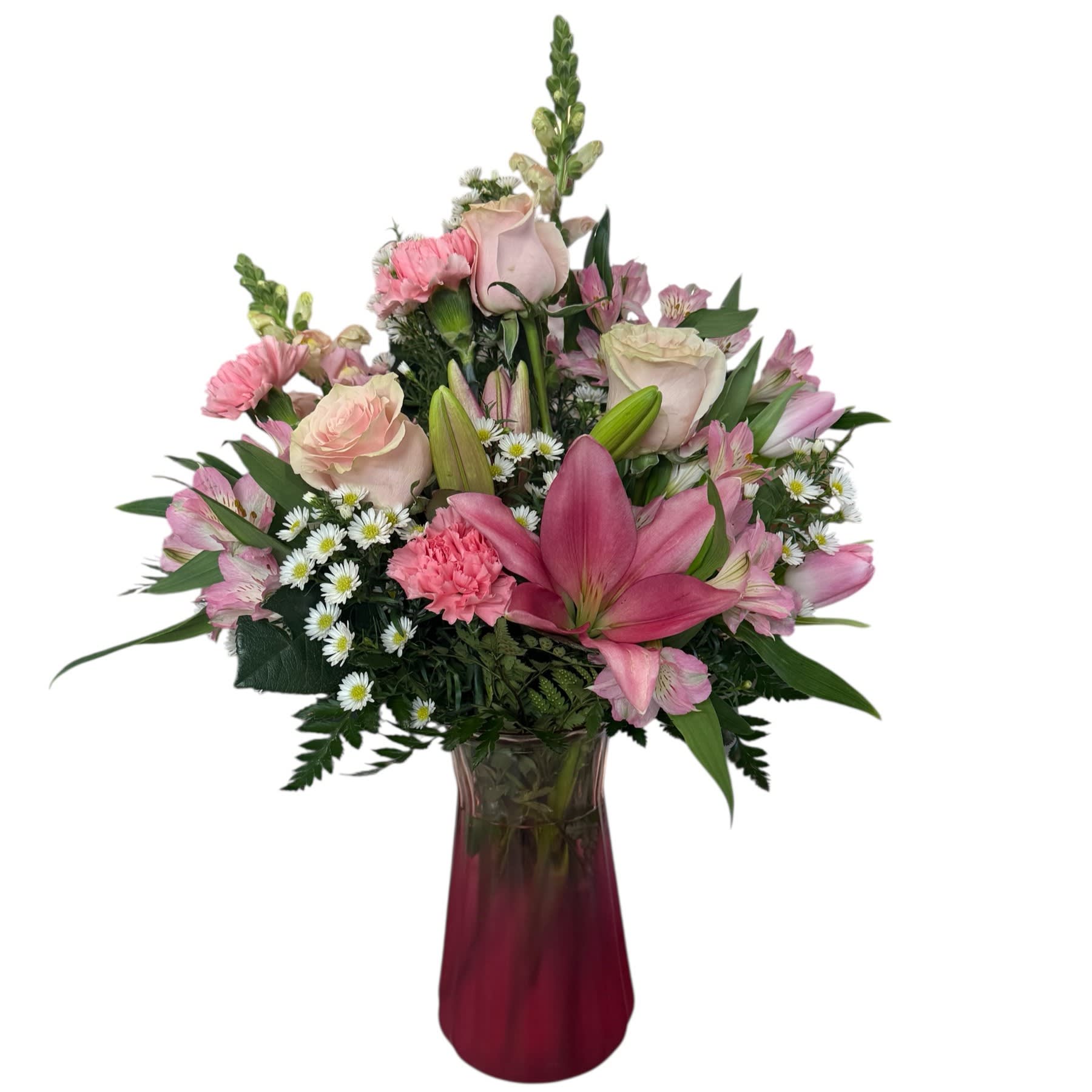 Pink Ombre Love Flower Bouquet