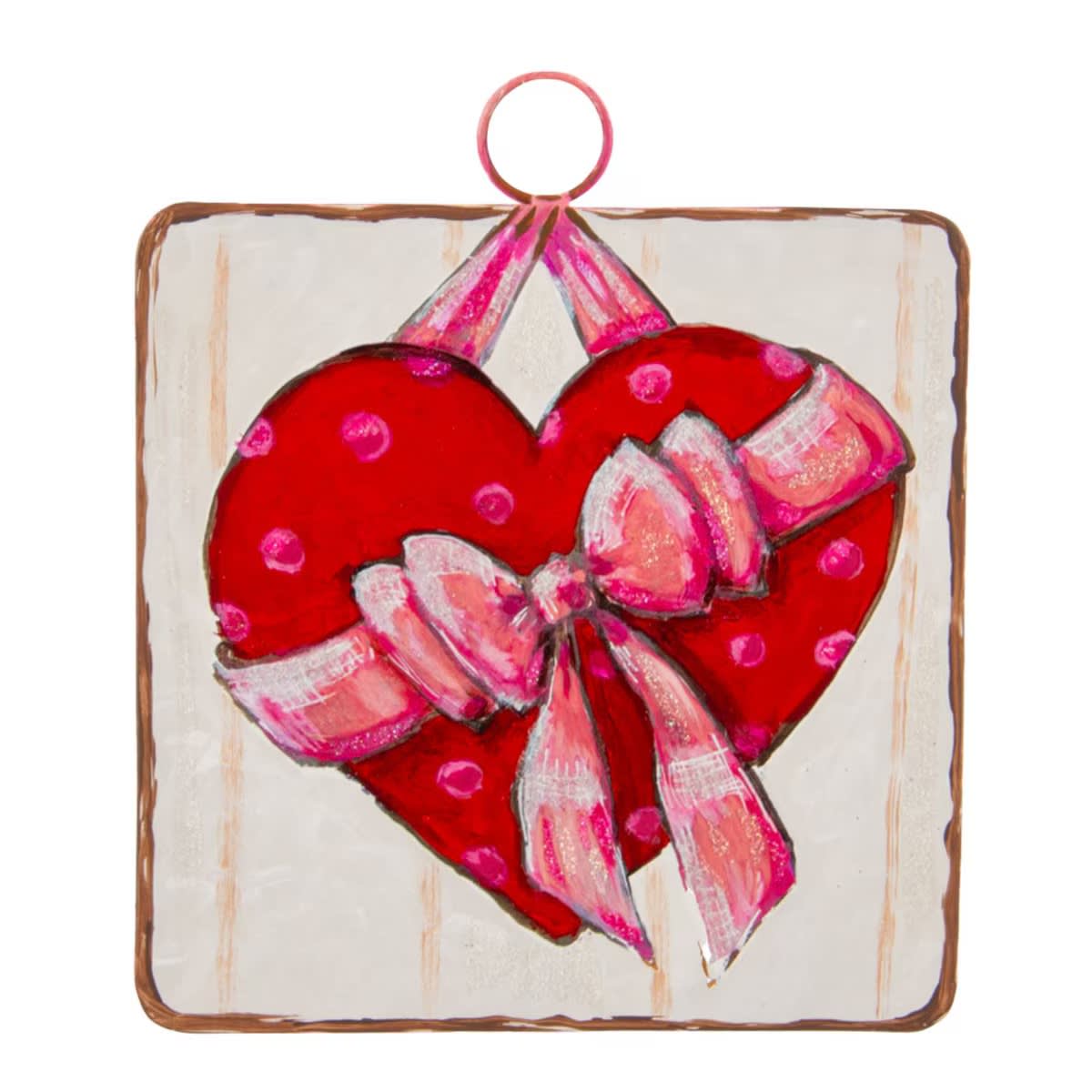 Mini Polka Dot Heart