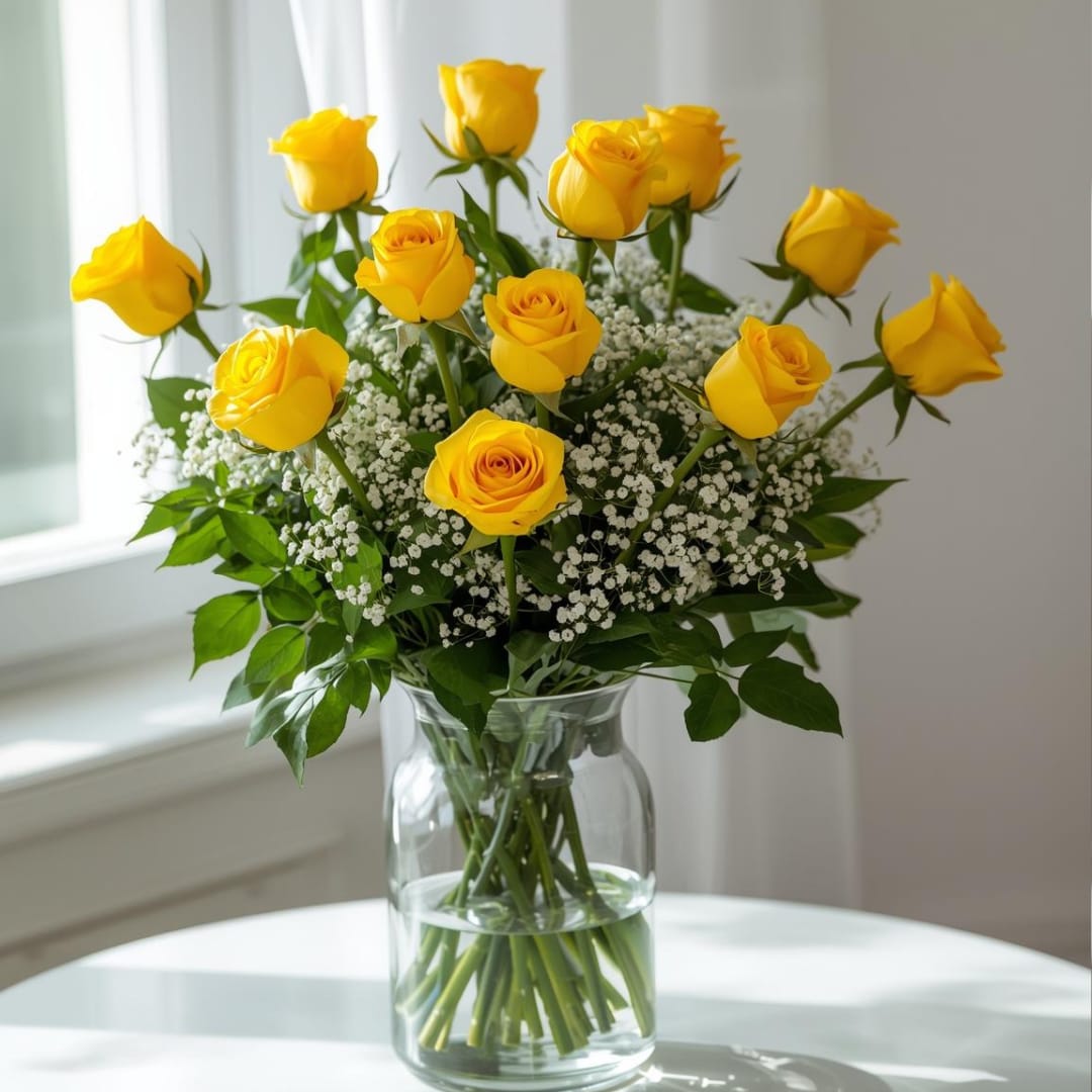 Dozen Yellow Roses