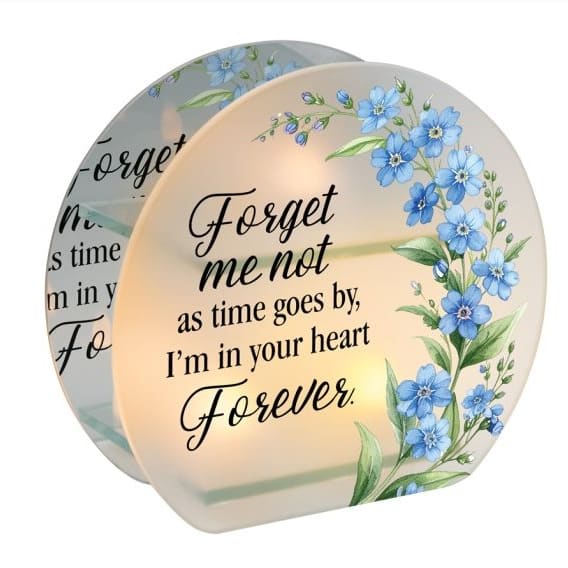 "Forget Me Not" Tealight Candle Holder