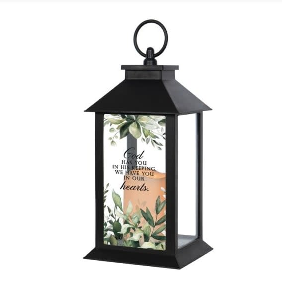 "His Keeping" 13 Inch Lantern