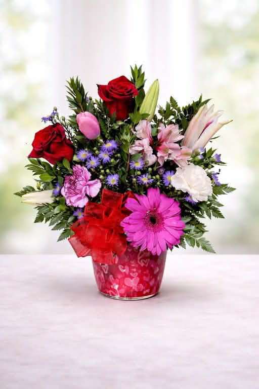 Sweetheart Garden - Container Flower Bouquet