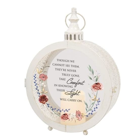 "Never Gone" Round Lantern