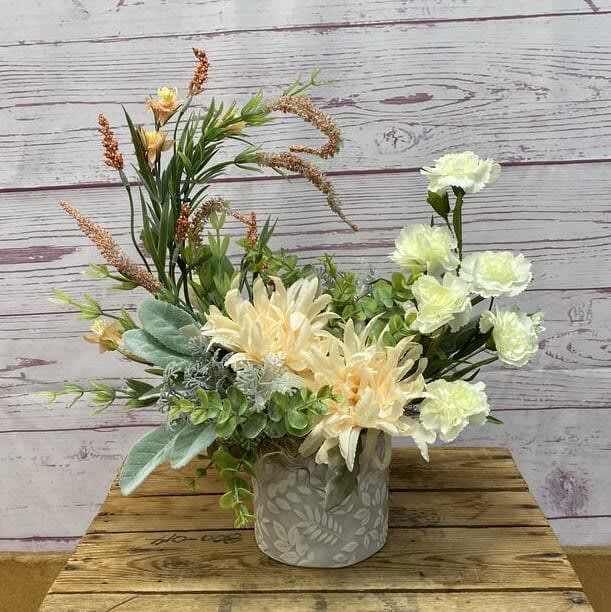 Peachy & Elegant Silk (Artificial) Arrangement