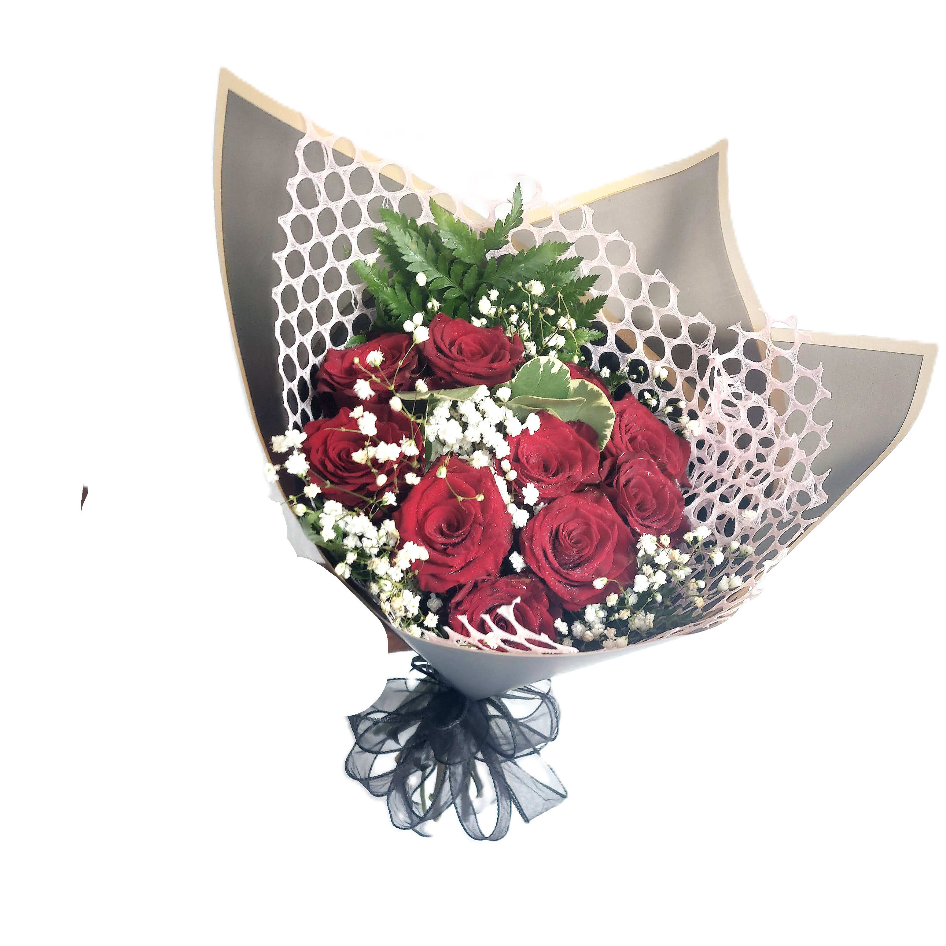 One Dozen Red Roses - Wrapped