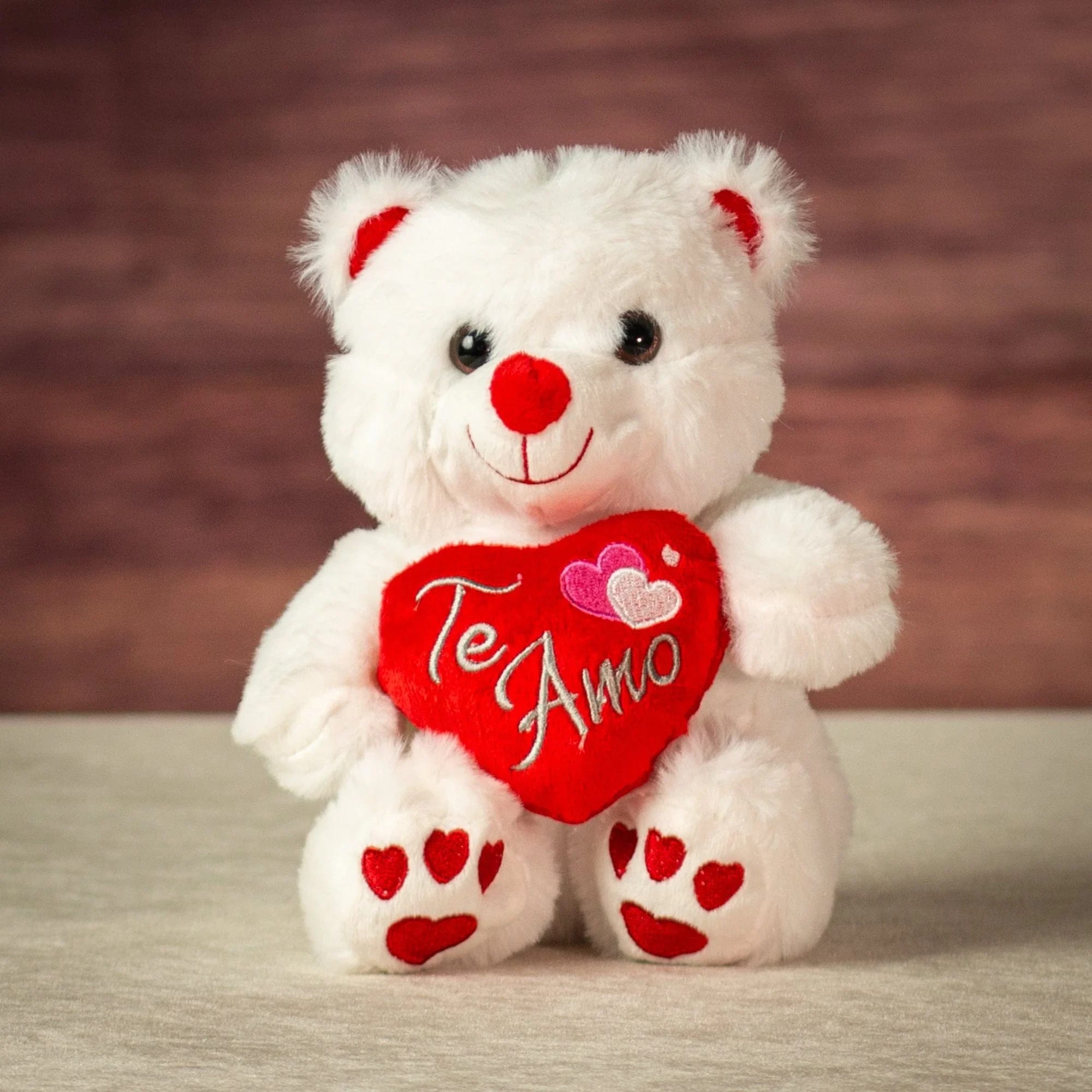 7" Sitting Te Amo Heart Bear