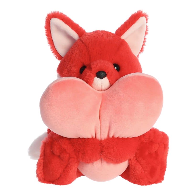 10" Felicity Fox by Aurora Flower Bouquet