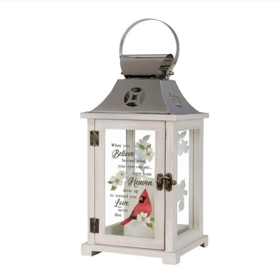 "Heaven" Cardinal Memorial Lantern