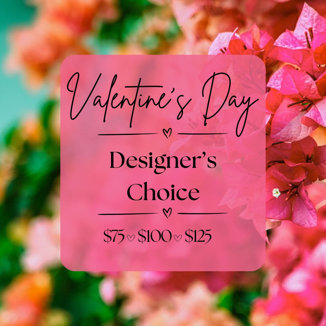 Valentine's Day Designer's Choice Flower Bouquet