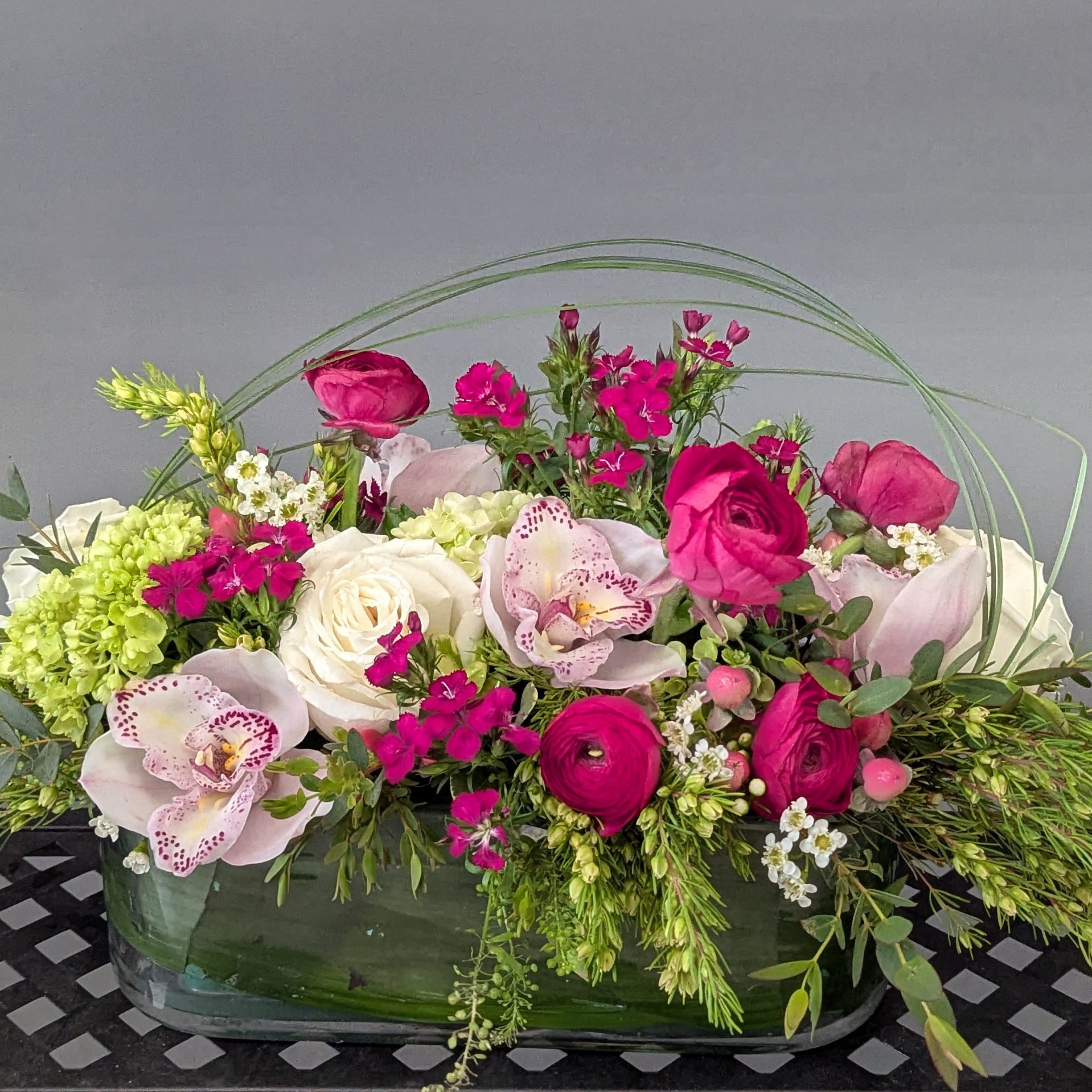 Raspberry Kiss Flower Bouquet