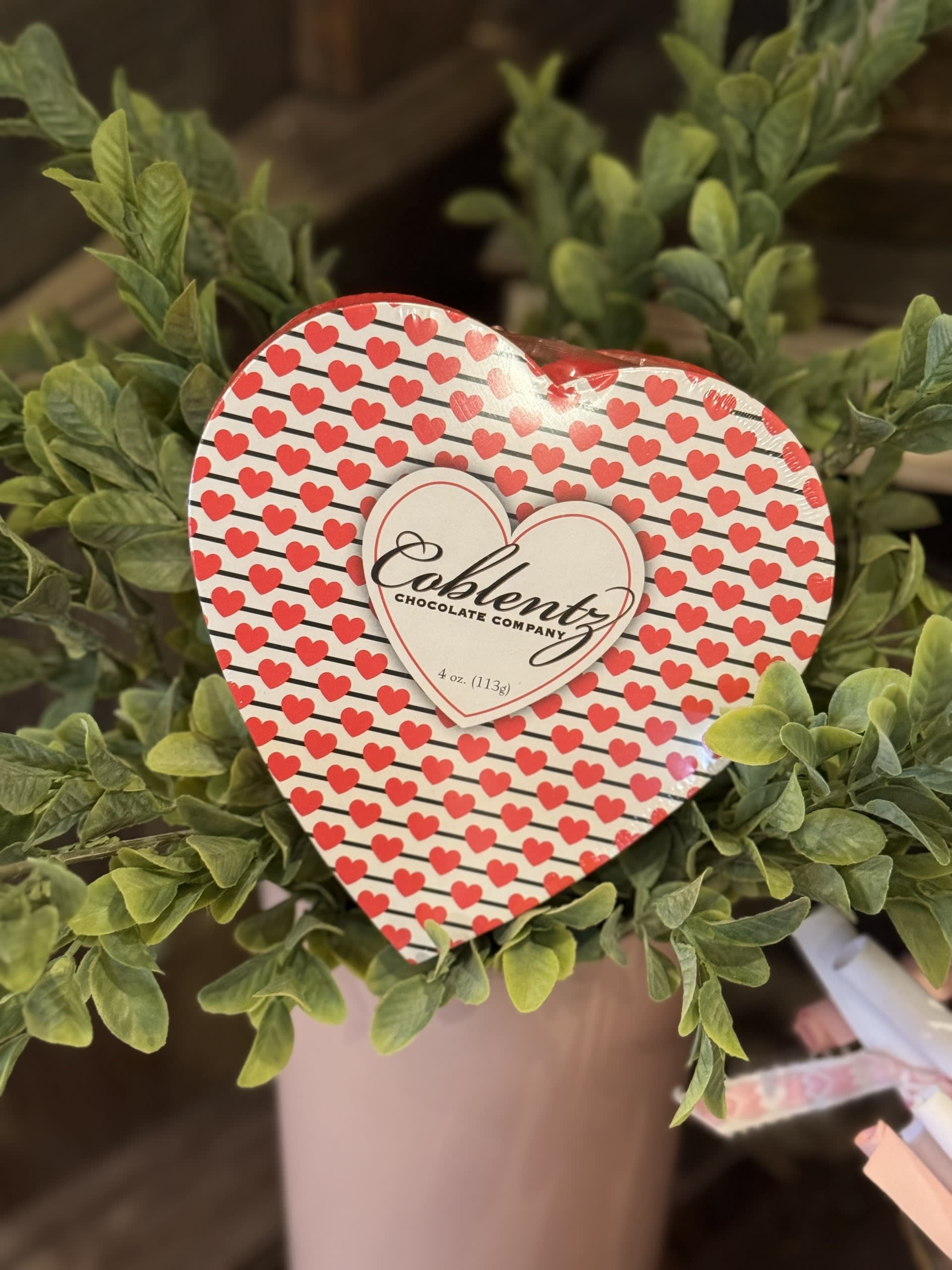 Valentine Heart Shaped Box of Chocolate