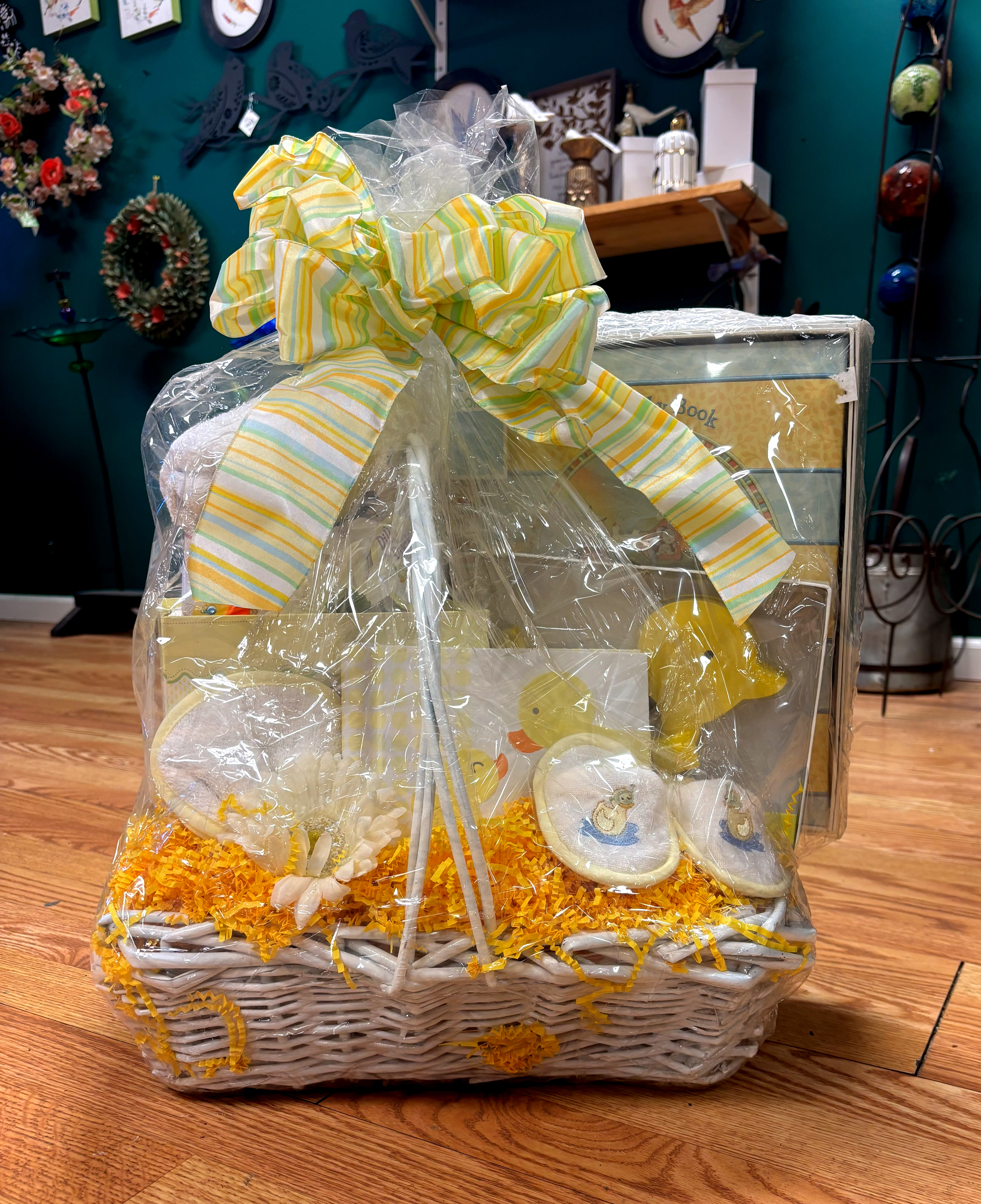 Yellow Duck Baby Gift Basket